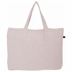 Cabas vichy Piana II | Rose poudré