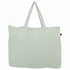 Cabas vichy Piana II | Vert amande