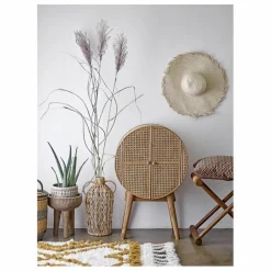 Cabinet rond Otto en cannage