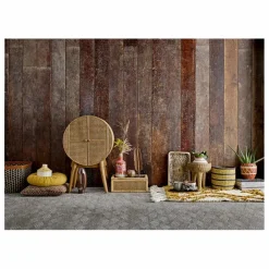 Cabinet rond Otto en cannage