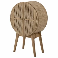 Cabinet rond Otto en cannage