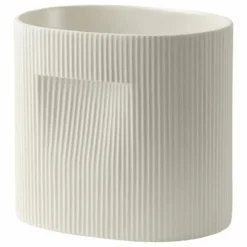 Cache-pot Ridge | Off-White