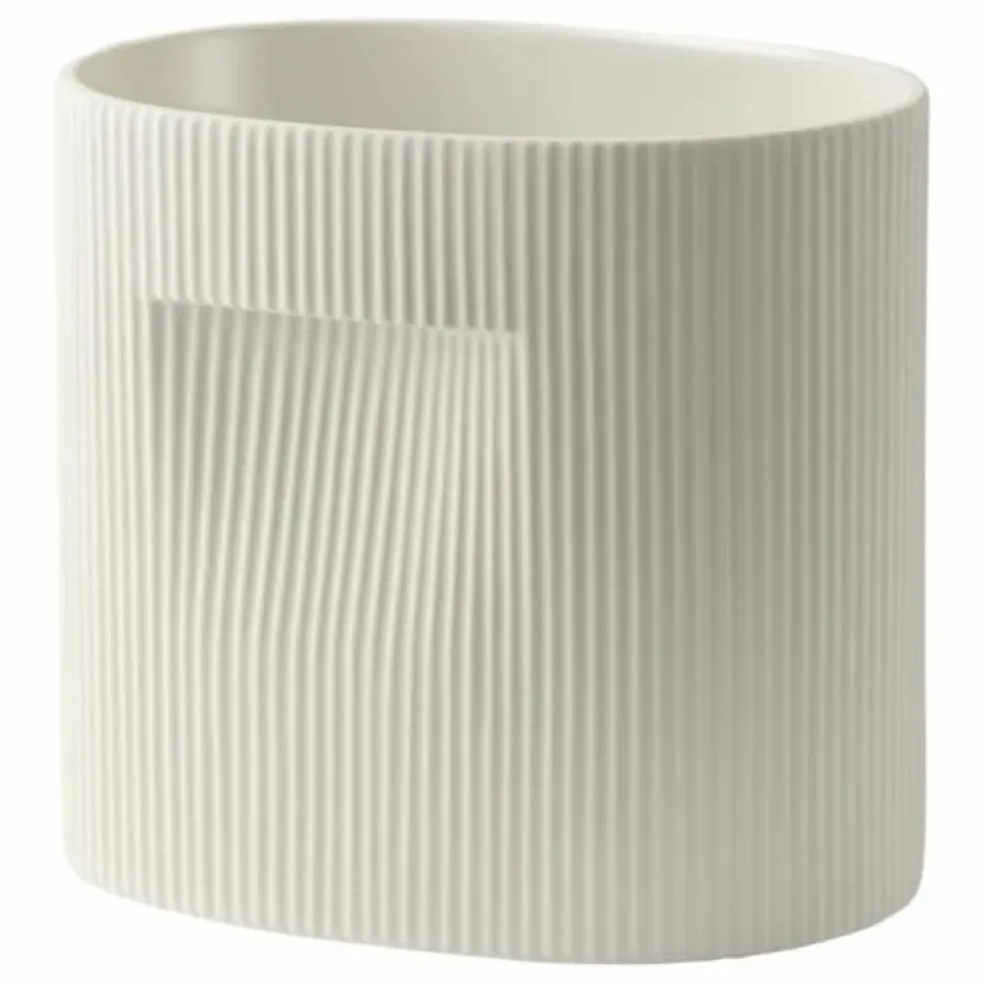Cache-pot Ridge | Off-White