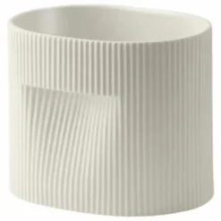 Cache-pot Ridge | Off-White