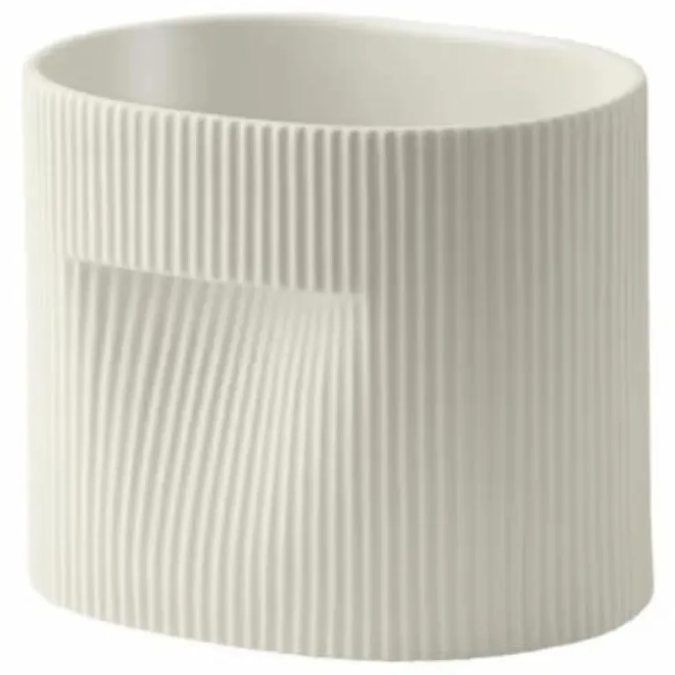 Cache-pot Ridge | Off-White