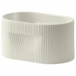 Cache-pot Ridge | Off-White