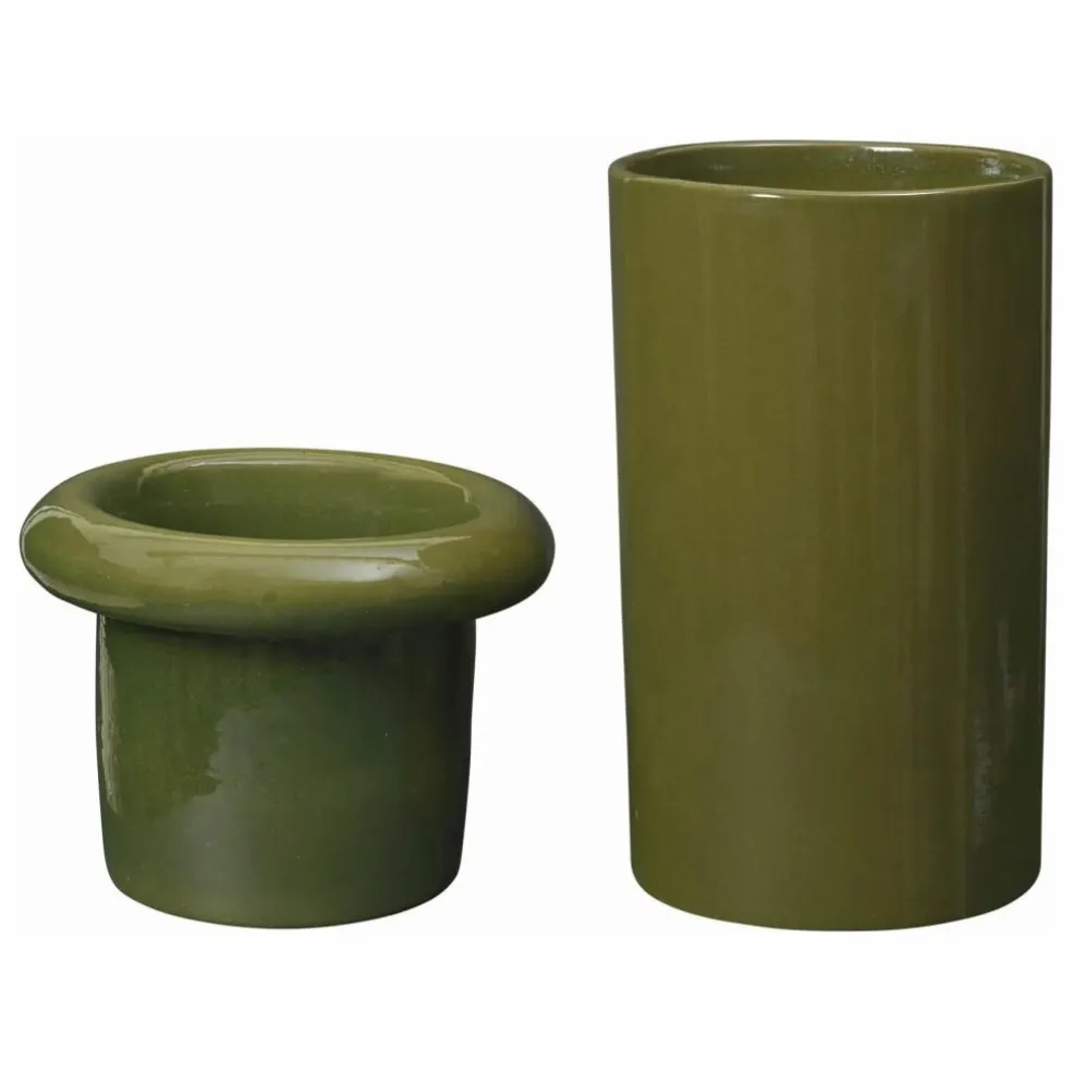 Cache-pot Rollo | Vert foncé