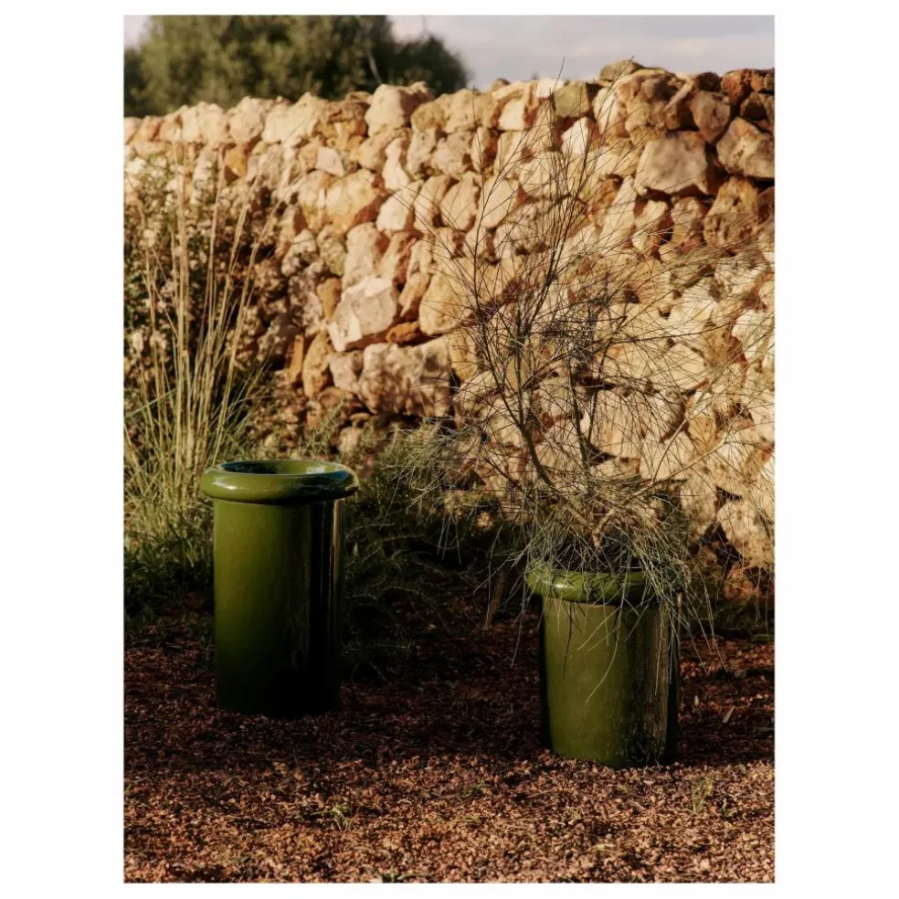 Cache-pot Rollo | Vert foncé
