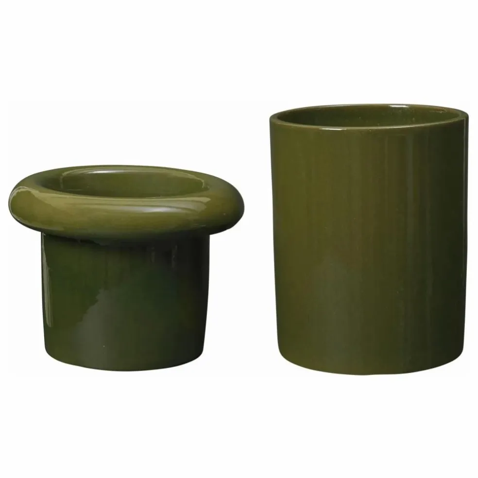 Cache-pot Rollo | Vert foncé