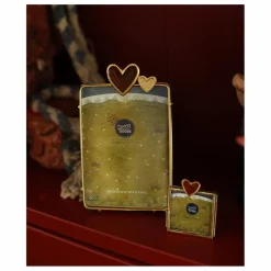 Cadre photo Pyar Heart en laiton | Gold
