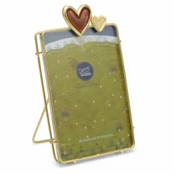 Cadre photo Pyar Heart en laiton | Gold