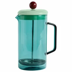 Cafetière en verre | Bleu