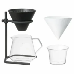 Cafetière set slow coffee - 4 tasses | Noir