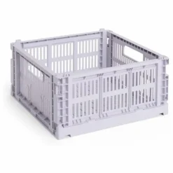 Cagette pliable carré Crate | Lavande