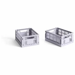 Cagettes pliables - Set de 2 | Lavande