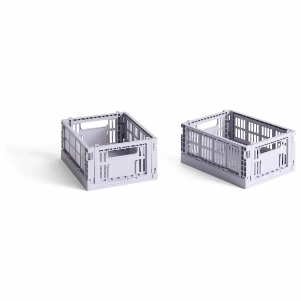 Cagettes pliables - Set de 2 | Lavande