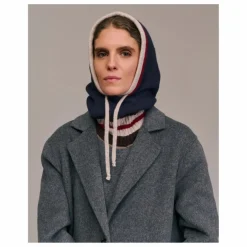Cagoule Capo Laine Mérinos Extra Fine | Bleu marine