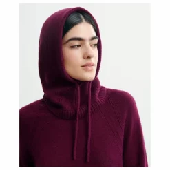 Cagoule Cordons Cachemire | Prune