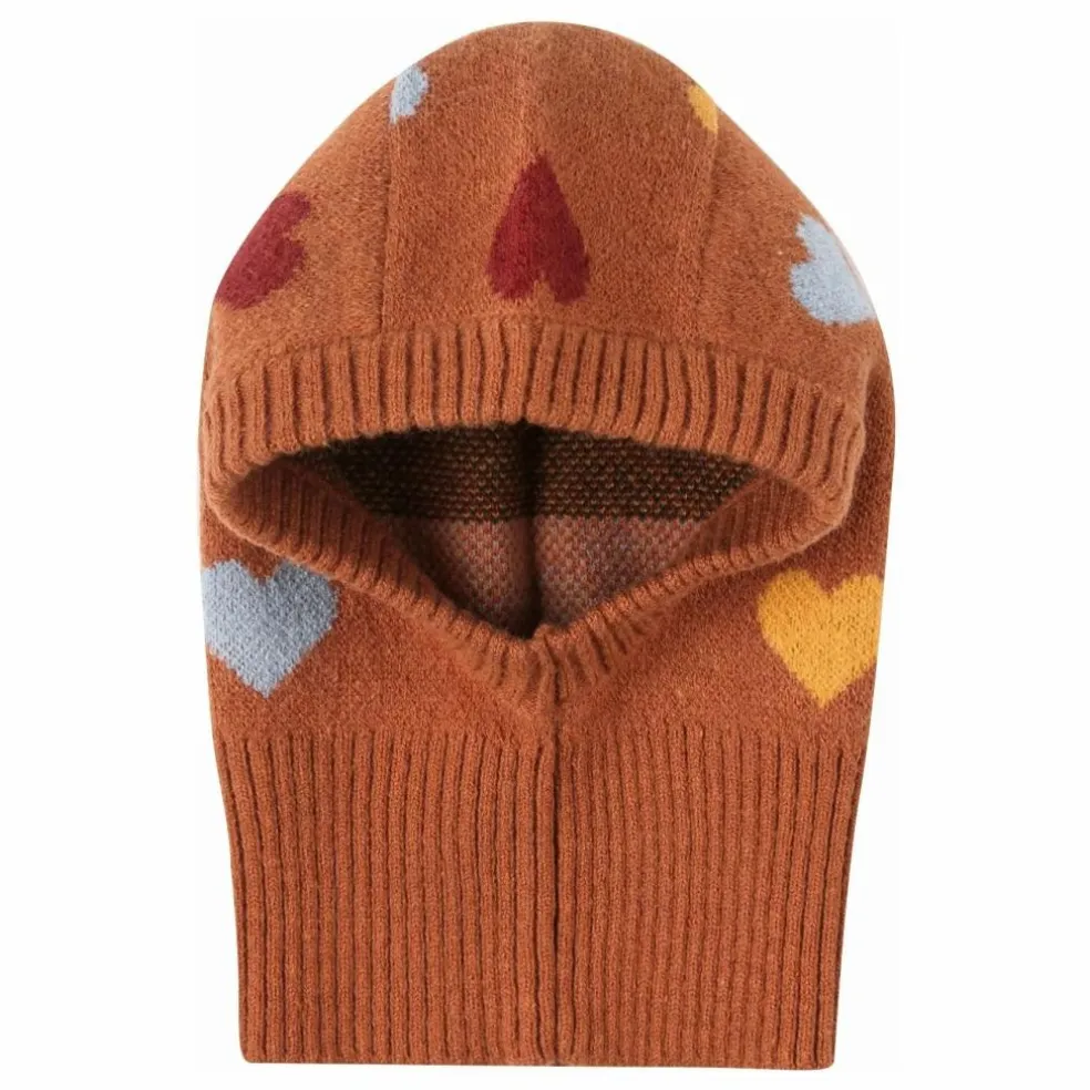 Cagoule Cœurs | Marron