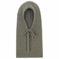 Cagoule Sybel Jersey Cachemire | Vert kaki chiné