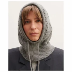 Cagoule Torsades Cachemire | Gris