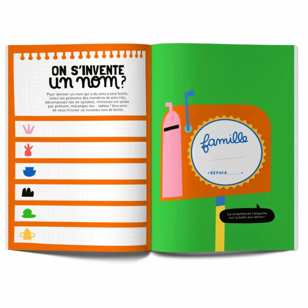 Cahier Ma tribu recomposée