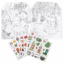 Cahier stickers Le jardinier