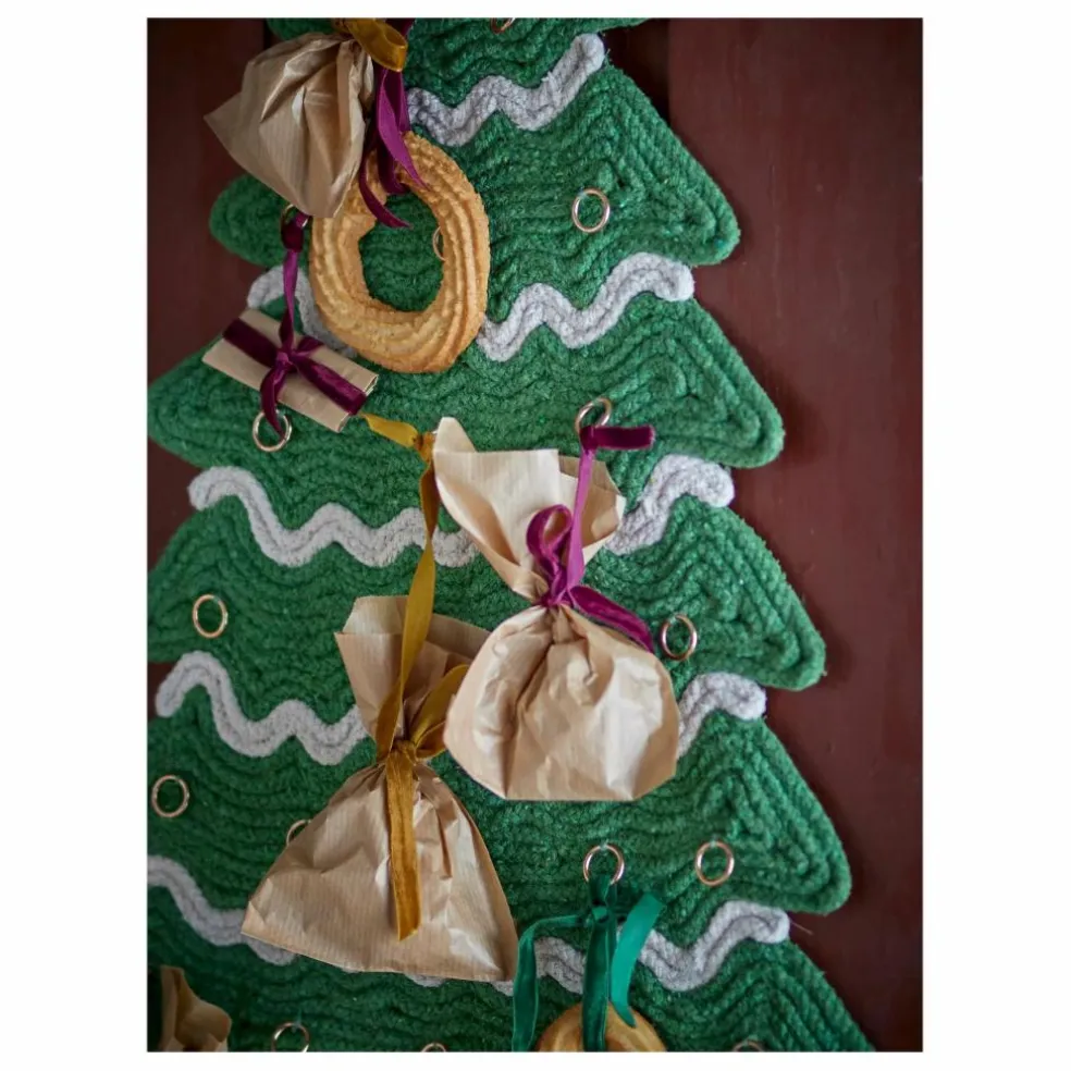 Calendrier de l'avent Douglas en coton | Vert