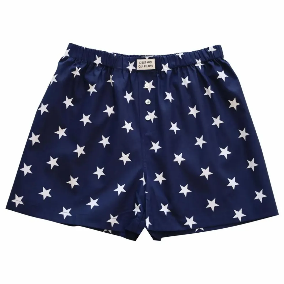 Caleçon Etoiles | Bleu