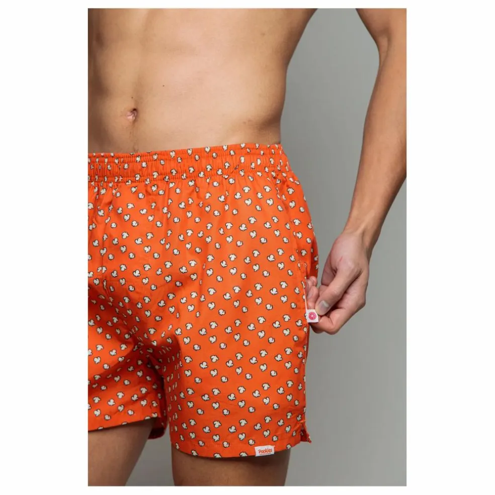 Caleçon Popcorn | Orange