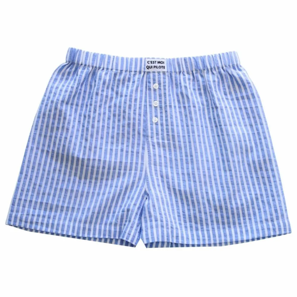 Caleçon Rayures | Bleu