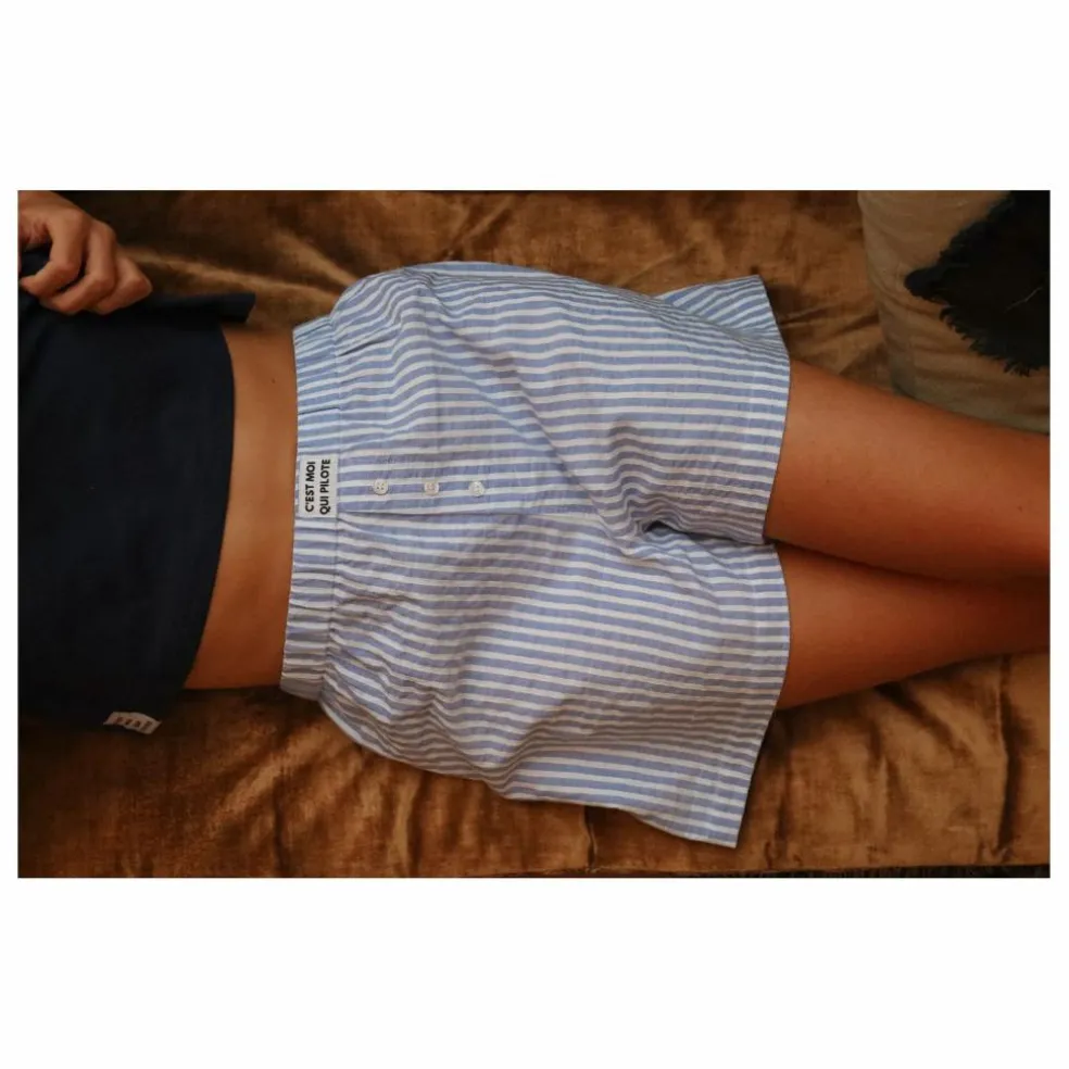 Caleçon Rayures | Bleu