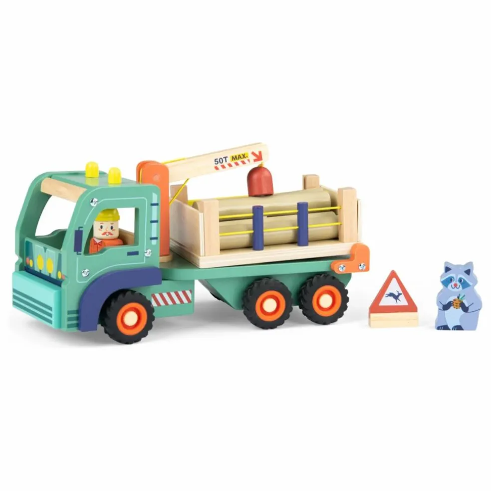 Camion forestier et ses accessoires | Vert