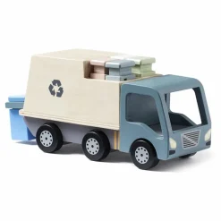 Camion poubelle en bois
