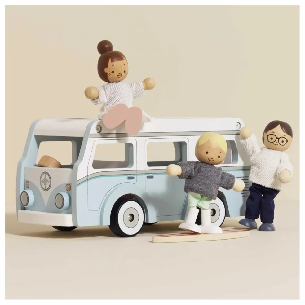 Camping-car en bois | Bleu