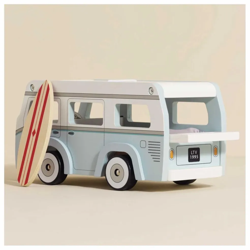 Camping-car en bois | Bleu
