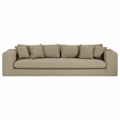 Canapé 4 places Bellechasse en coton et lin - 275 cm | Lin