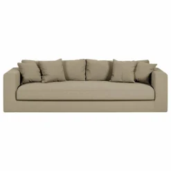 Canapé 3 places Bellechasse light en coton et lin - 240 cm | Lin