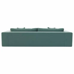 Canapé 3 places Bellechasse en velours brut - 245 cm | Vert mousse