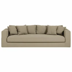 Canapé 4 places Bellechasse light en coton et lin - 260 cm | Lin