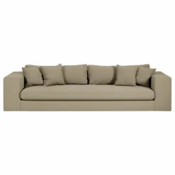 Canapé 3 places Bellechasse en coton et lin - 245 cm | Lin