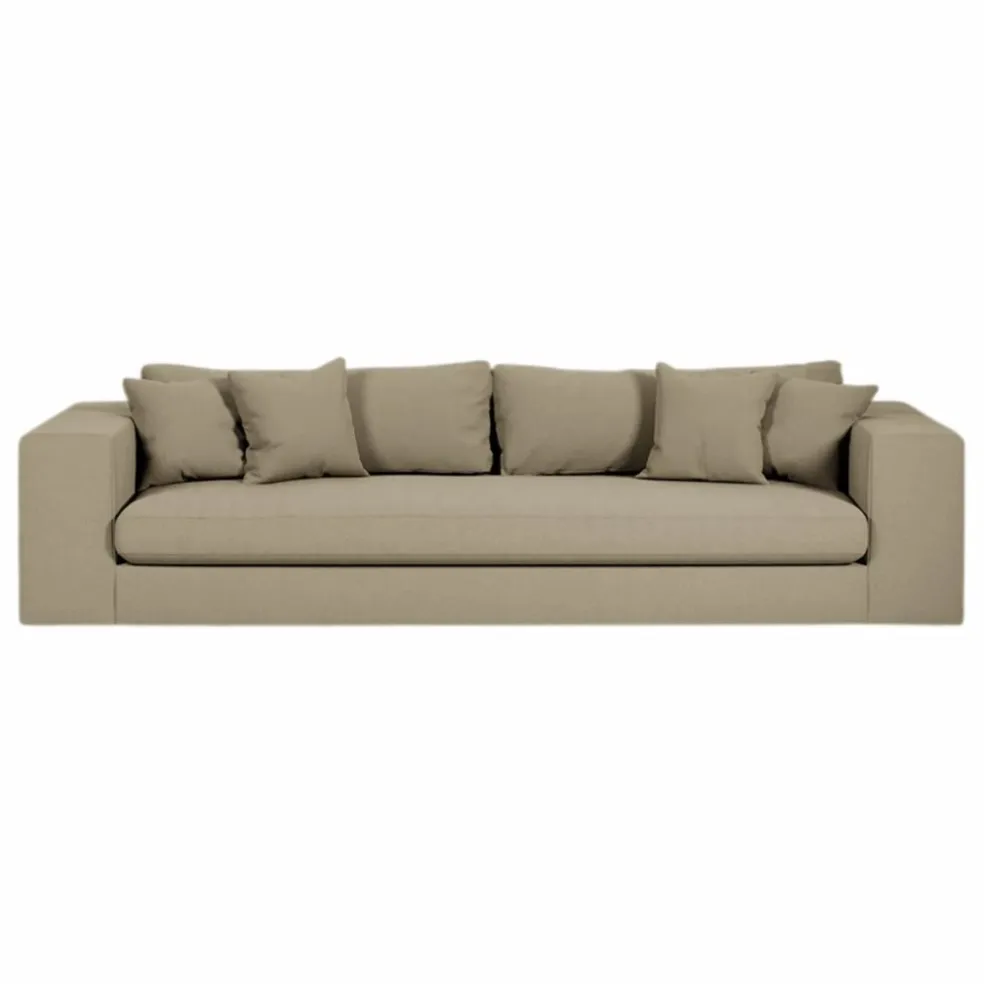 Canapé 3 places Bellechasse en coton et lin - 245 cm | Lin