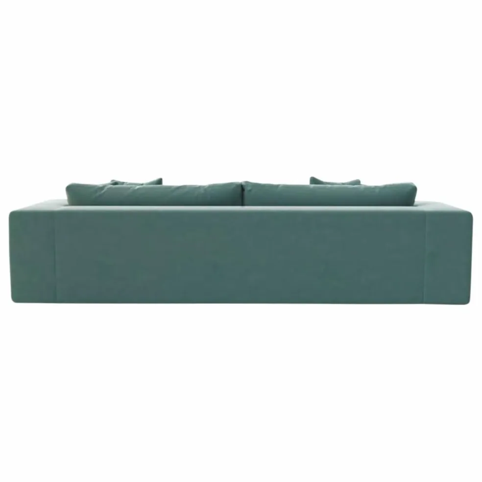 Canapé 3 places Bellechasse light en coton et lin - 240 cm | Gris