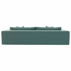 Canapé 3 places Bellechasse light en velours gratté - 240 cm | Gris anthracite