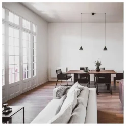 Canapé 4 places Bellechasse light en coton et lin - 260 cm | Gris