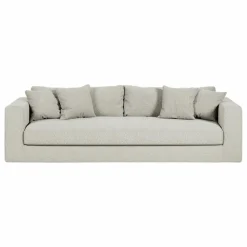 Canapé 4 places Bellechasse light en bouclette - 260 cm | Off-White