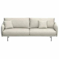Canapé 3 places Isly en bouclette - 205 cm | Off-White