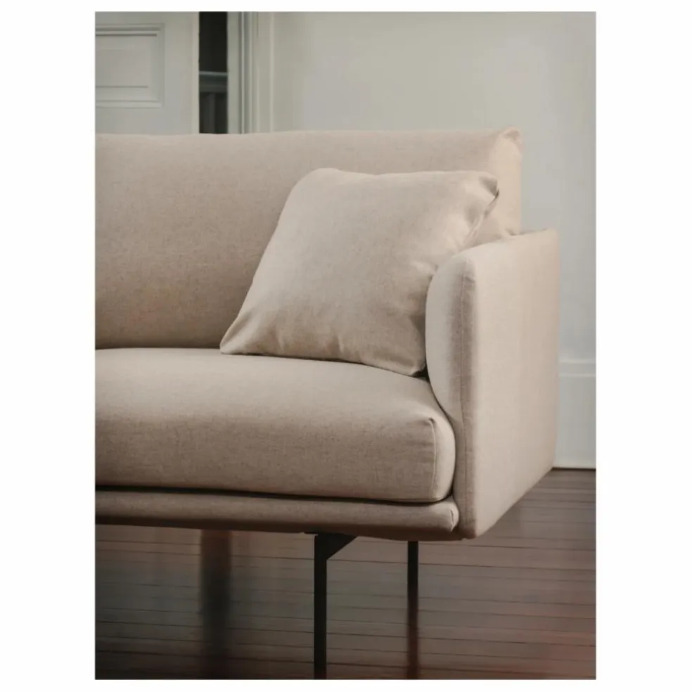 Canapé 3 places Isly en bouclette - 205 cm | Off-White