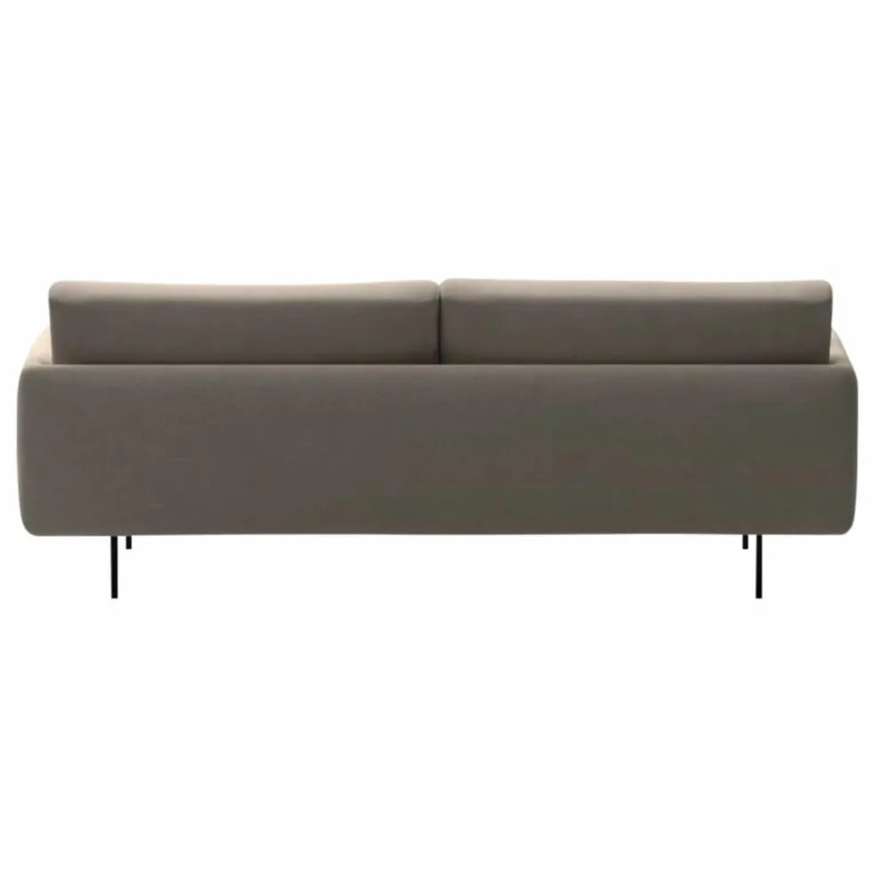 Canapé 3 places Isly en tissu chiné - 205 cm | Vert forêt