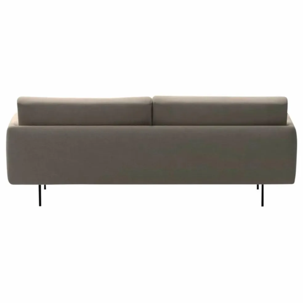 Canapé 3 places Isly en tissu chiné - 205 cm | Gris